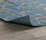 Lagos Blue/Natural Rug - Ornate Home