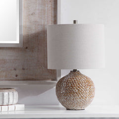 Lagos Brown Rustic Table Lamp - Ornate Home