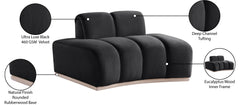 Laguna Black/Natural Upholstered Chair - Ornate Home
