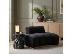 Laguna Black/Natural Upholstered Chair - Ornate Home