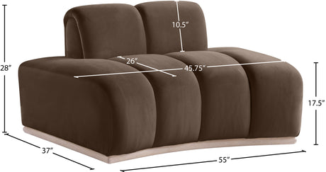 Laguna Brown/Natural Upholstered Chair - Ornate Home