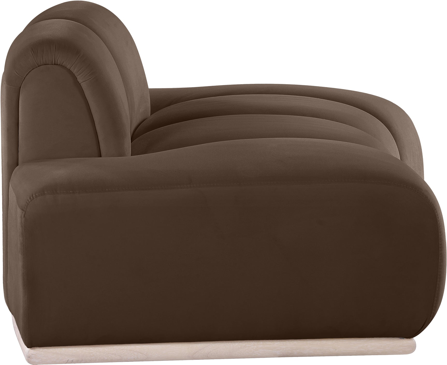 Laguna Brown/Natural Upholstered Chair - Ornate Home