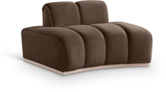 Laguna Brown/Natural Upholstered Chair - Ornate Home