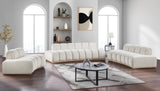 Laguna Cream/Natural 78.5" Velvet Upholstered Loveseat - Ornate Home