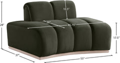 Laguna Green/Natural Upholstered Chair - Ornate Home
