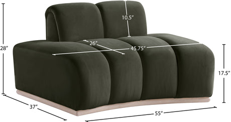 Laguna Green/Natural Upholstered Chair - Ornate Home