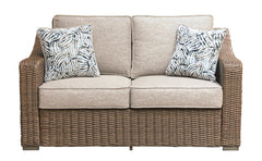 Laguna Heights Beige 2-Piece Outdoor Seating Set - Ornate Home