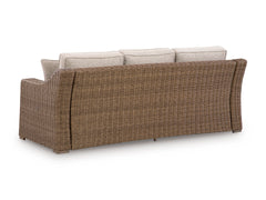 Laguna Heights Beige 2-Piece Outdoor Seating Set - Ornate Home