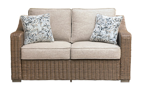 Laguna Heights Beige 2-Piece Outdoor Seating Set - Ornate Home