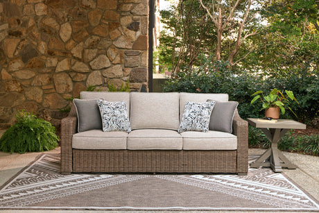 Laguna Heights Beige 2-Piece Outdoor Seating Set - Ornate Home