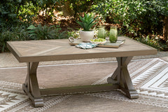 Laguna Heights Beige 4-Piece Outdoor Seating Set with Cocktail Table - Ornate Home
