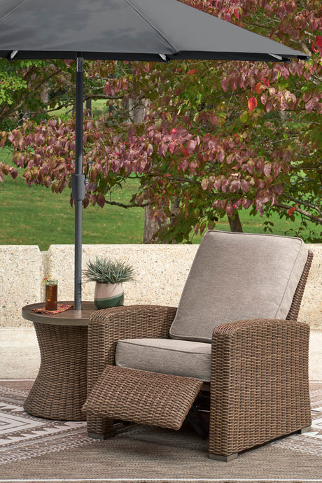 Laguna Heights Beige 3-Piece Outdoor Seating Set (Sofa, Loveeat & Recliner) - Ornate Home