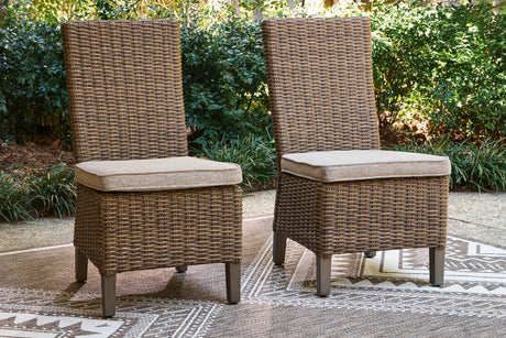 Laguna Heights Beige 7-Piece Outdoor Dining Set - Ornate Home