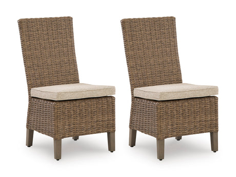 Laguna Heights Beige 7-Piece Outdoor Dining Set - Ornate Home