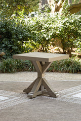 Laguna Heights Beige 4-Piece Outdoor Seating Set with End Table - Ornate Home