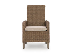 Laguna Heights Beige 6-Piece Outdoor Dining Set - Ornate Home