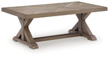 Laguna Heights Beige Outdoor Coffee Table - Ornate Home
