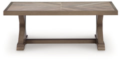 Laguna Heights Beige Outdoor Coffee Table - Ornate Home