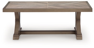 Laguna Heights Beige Outdoor Coffee Table - Ornate Home