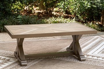 Laguna Heights Beige Outdoor Coffee Table - Ornate Home