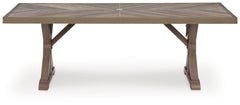 Laguna Heights Beige Outdoor Dining Table - Ornate Home