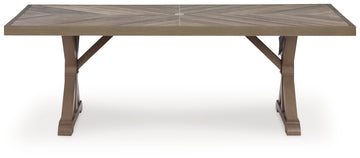 Laguna Heights Beige Outdoor Dining Table - Ornate Home