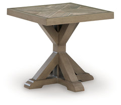 Laguna Heights Beige Outdoor End Table - Ornate Home