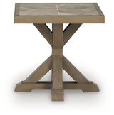 Laguna Heights Beige Outdoor End Table - Ornate Home