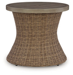 Laguna Heights Beige Outdoor End Table - Ornate Home