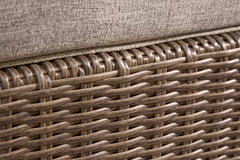 Laguna Heights Beige Outdoor Raf/Laf Loveseat with Cushion (Set of 2) - Ornate Home