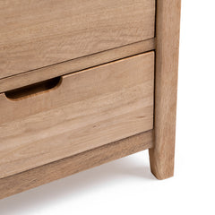 Laguna Natural Maple 2 Drawer Nightstand - Ornate Home