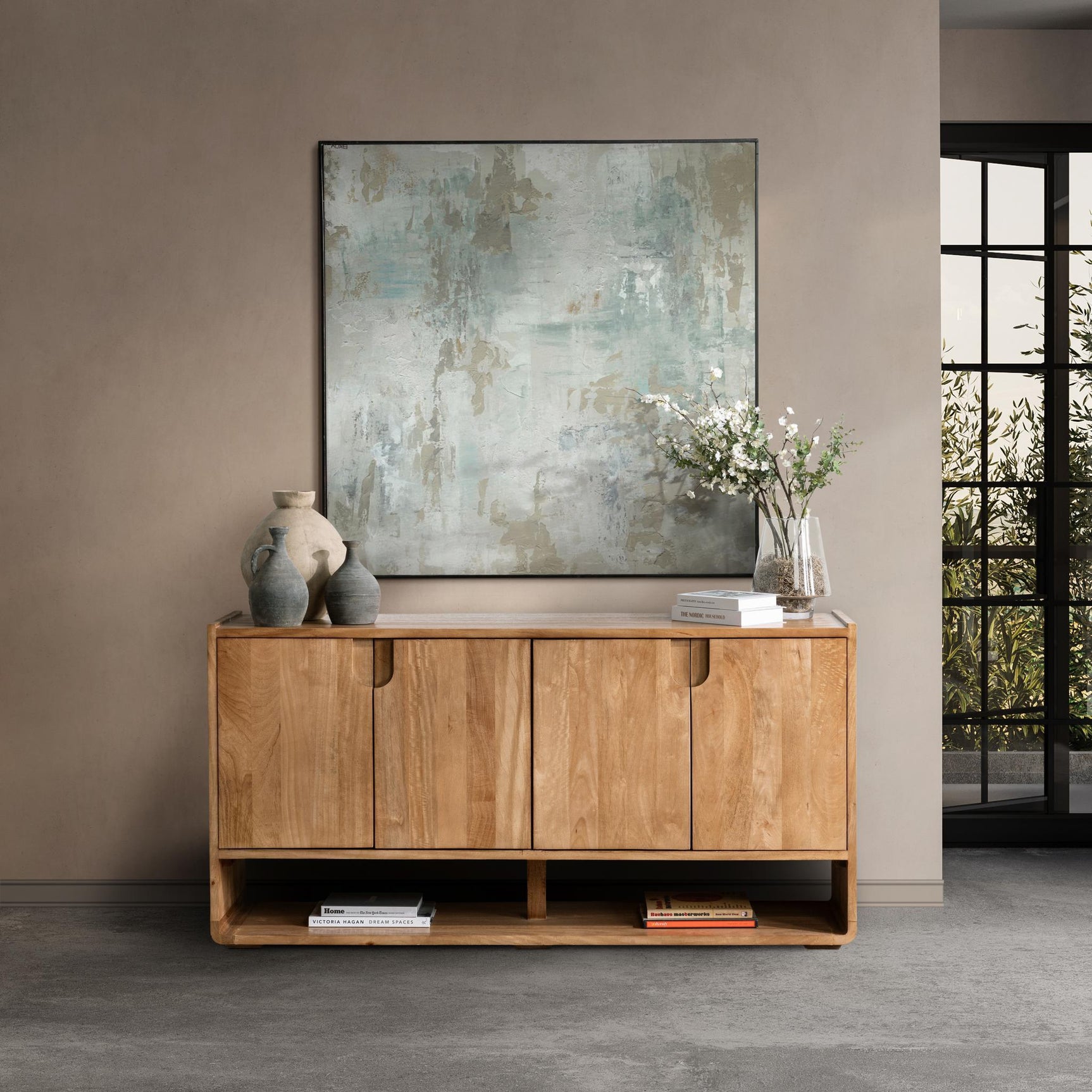 Laguna Natural Maple 4 Door Buffet - Ornate Home