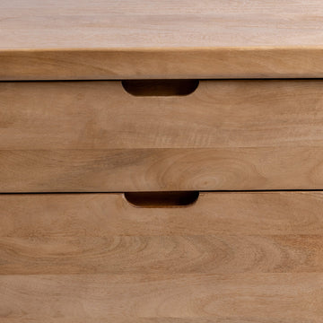 Laguna Natural Maple 6 Drawer Dresser - Ornate Home