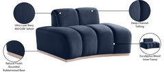 Laguna Navy/Natural Upholstered Chair - Ornate Home