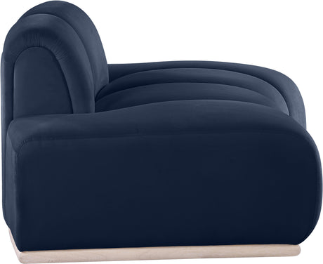 Laguna Navy/Natural Upholstered Chair - Ornate Home