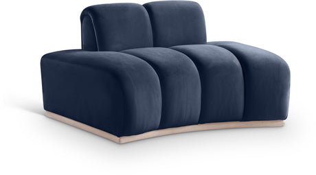 Laguna Navy/Natural Upholstered Chair - Ornate Home