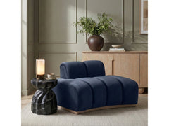 Laguna Navy/Natural Upholstered Chair - Ornate Home