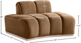 Laguna Saddle/Natural Upholstered Chair - Ornate Home