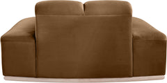 Laguna Saddle/Natural Upholstered Chair - Ornate Home
