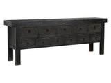 Lahey Black Console Table - Ornate Home
