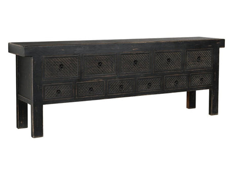 Lahey Black Console Table - Ornate Home