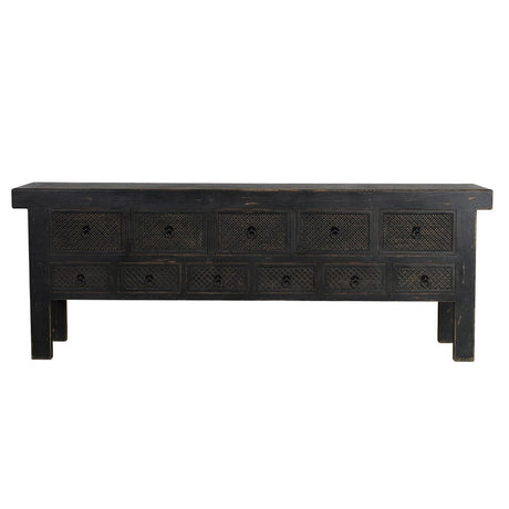 Lahey Black Console Table - Ornate Home