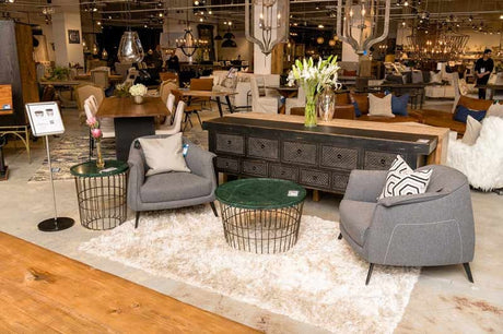 Lahey Black Console Table - Ornate Home