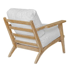 Laid Back White Sheepskin Accent Chair - Ornate Home