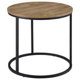 Lainey Mango Round Occasional Side End Table - Ornate Home