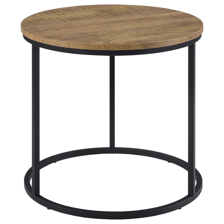 Lainey Mango Round Occasional Side End Table - Ornate Home