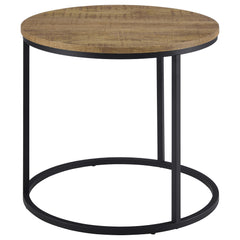 Lainey Mango Round Occasional Side End Table - Ornate Home