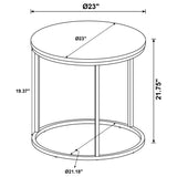 Lainey Mango Round Occasional Side End Table - Ornate Home