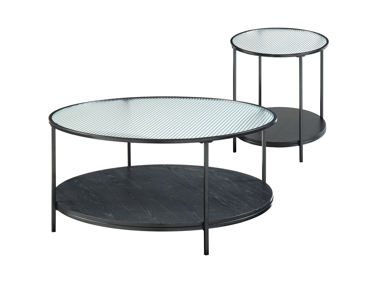 Laird Black 2-Piece Pack Occasional Set - Ornate Home