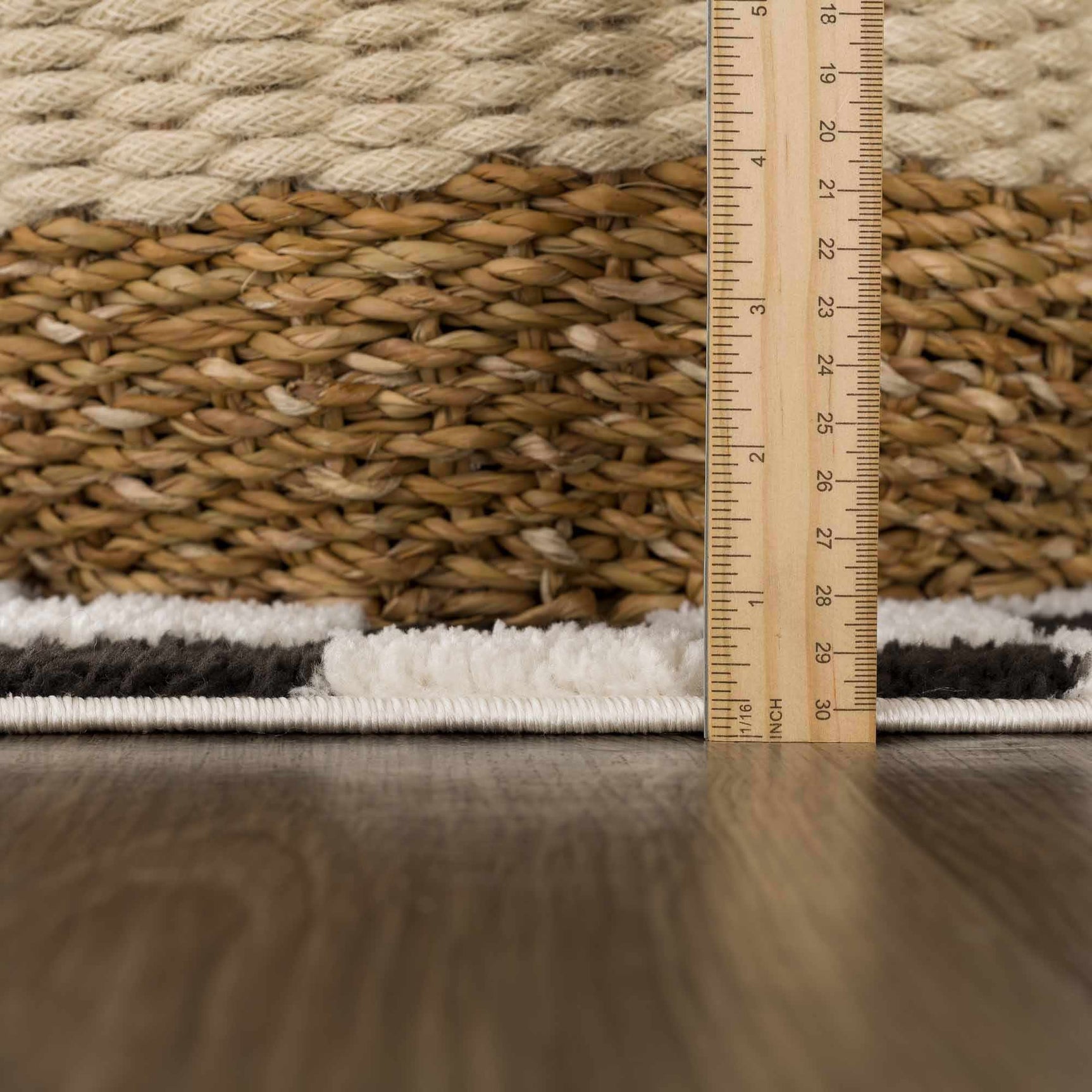 Lajos Black & White Checkered Area Rug - Ornate Home